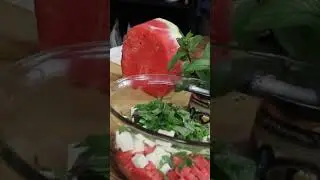 Watermelon Feta Salad #shorts