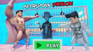 THE METRO MAN (NEW PRISON RUN)! No Death FULL GAMEPLAY Walkthrough 4K | ROBLOX OBBY 😱🔥