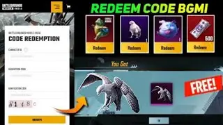 Bgmi redeem code today | pubg redeem code today |  January redeem I pubg mobile redeem code
