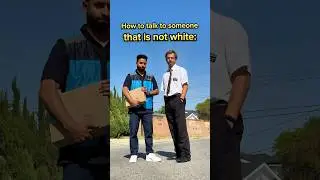 How to talk to a non-white