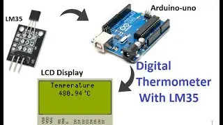 Interfacing LM35 Temperature Sensor with Arduino | Simulation in Proteus 8 | Fritzing | Liono Maker