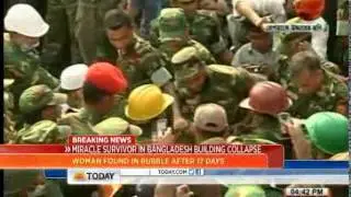Survivor found in Bangladesh factory rubble