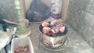 Шашлык на балконе