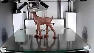 Ultimaker 2 - 3D printing timelapse of a beautiful Deer model