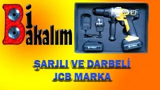 ŞARJLI DARBELİ JCB MARKA VİDALAMA VE MATKAP İNCELEME VE KULLANIMI