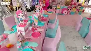 LOL THEME BIRTHDAY ARRANGEMENT | LOL BALLOON BACKDROP