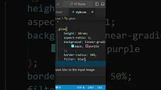 CSS Tricks 01 | HTML CSS Gradient Glow #css #cssanimation #webdevelopment