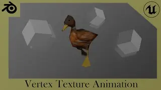 Vertex Texture Animation в блендере