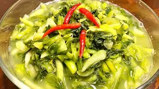 PICKLED MUSTARD GREENS - Som Puk