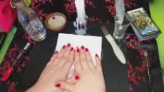Removing negativity with RUNES. Runic stave Burner, from the Gray Angel.