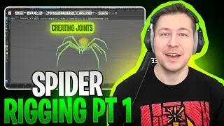 Intro to Rigging in Maya | Spider Rigging Part 1: Creating Joints 🕷️