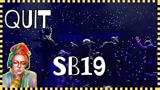 SB19 sings QUIT (live performance)   I try bravely to REACT