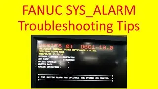 Fanuc System Alarm Troubleshooting Tips in Tamil | Fanuc CNC SYS_ALM