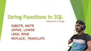 Introduction to String Functions in SQL | SQL Tutorial in Telugu