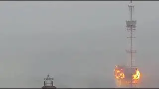 Explosion at the Kiev TV tower - Ukraine WAR