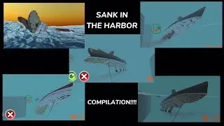 SANK IN THE HARBOR COMPILATION!!!! - Ship Mooring 3D