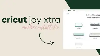 Machine installatie Cricut Joy Xtra| Teddie B.