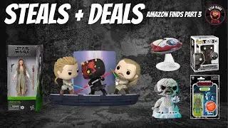 $4, $5, $6 STAR WARS Funko Pop, Black Series, Hasbro Retro and More on AMAZON