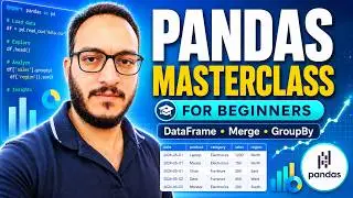 Pandas Tutorial for Beginners | DataFrame | Merging | GroupBy
