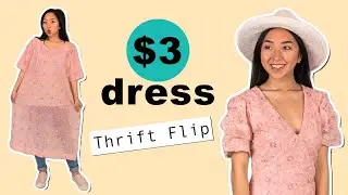 $3 Dress Thrift Flip | Thrifted Transformations