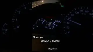 Выхлоп Lexus Toyota отстрелы pops and bangs попкорн