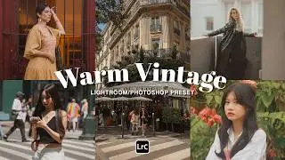 Warm Vintage Tone Lightroom Preset | Lightroom Classic Editing Tutorial | Pov Vintage Preset