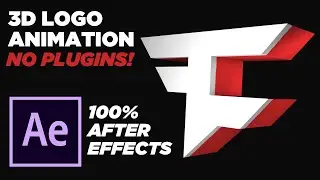 Create a 3D Logo Animation with ONLY After Effects!