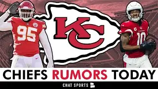 Chiefs Rumors: DeAndre Hopkins Latest? Chris Jones Contract Extension? Kareem Hunt To Washington?