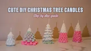 How To Make Christmas Pine Tree Candles Using Molds