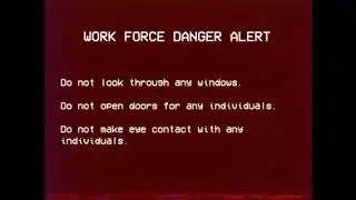 Poppy Playtime : Chapter 3 - VHS Emergency Evacuation / Work Force Danger Alert & The Hour of Joy