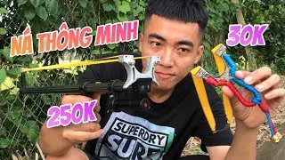 Ty Cận Vệ - Thử Chơi Ná Cao Su Thông Minh 250k Và Ná Cao Su 30k | Cách Trở Thành Ná Thủ