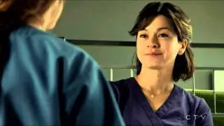 Maggie and Sydney (first kiss)