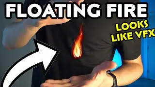 Levitate REAL FIRE with 2 min prep! Magic Tutorial