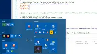 Working With CSharp to perform SQL Server tasks