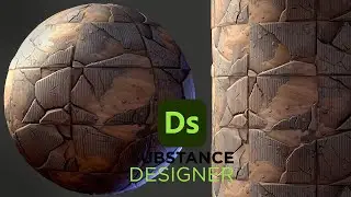 Stylized Broken Concrete Slabs - Substance 3D Designer