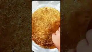 Adam . Cooks & Eat.  Pancakes.