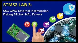 003 GPIO External Interrupt (STM32CubeIDE STMSudio Debug HAL Drivers STLink STM32F103)