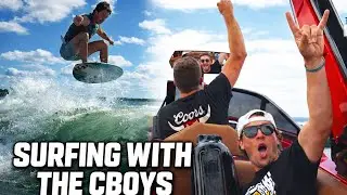 Wakesurfing with CBOYSTV
