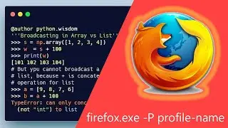 How to open Firefox Browser with profile using command line in Windows 10