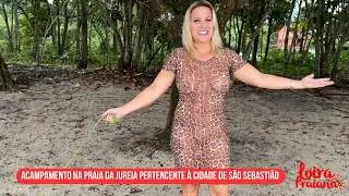 Camping 🏕️ at Jureia beach 🏝️ in the city of São Sebastião