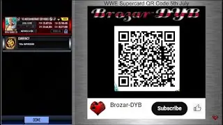 WWE Supercard - S9 QR Code 5 July