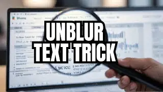 How to Unblur Text on Any Website