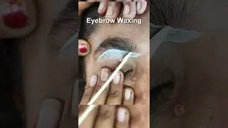 Brow waxing 