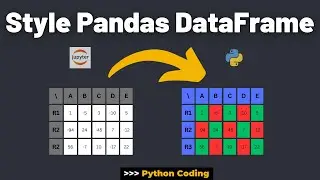 Master Pandas DataFrame Styling - Tips & Tricks | Python Tutorial