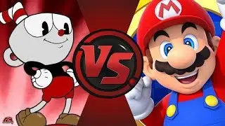 Cuphead vs Mario! Cartoon Fight Night Episode 49!