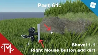 Roblox Studio Tutorials – Part 61. – Shovel 1.1 Right Mouse Button to Add Dirt