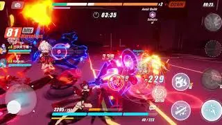 Testing Honkai Impact Co-op in Samsung Note 10 Plus
