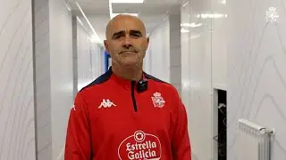 Primeras palabras de Óscar Gilsanz tras ser anunciado como entrenador del RC Deportivo
