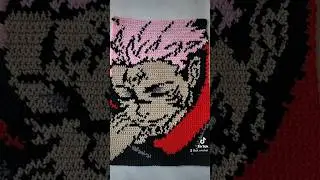 Sukuna from Jujitsu Kaisen #sukuna #gojo #jjk #crochet #crochetpatterns #anime