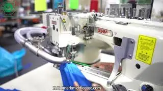 DUMA 4 THREAD 6 NEEDLE DIRECT DRIVE FEED OF ARM INTERLOCK MACHINE